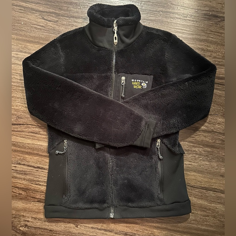 Mountain Hardwear Women’s Fleece Full-Zip Monkey Jacket in Black. Size S